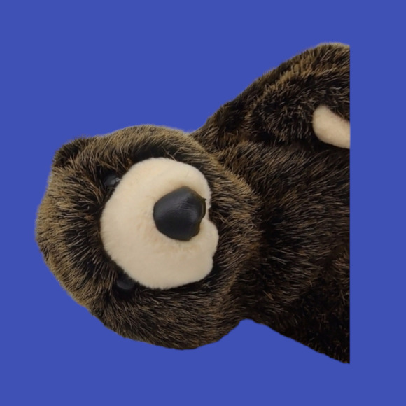 Vintage Folkmanis Grizzly Bear Plush Toy Hand Puppet (Use as a Golf Club Cover) - Picture 5 of 9